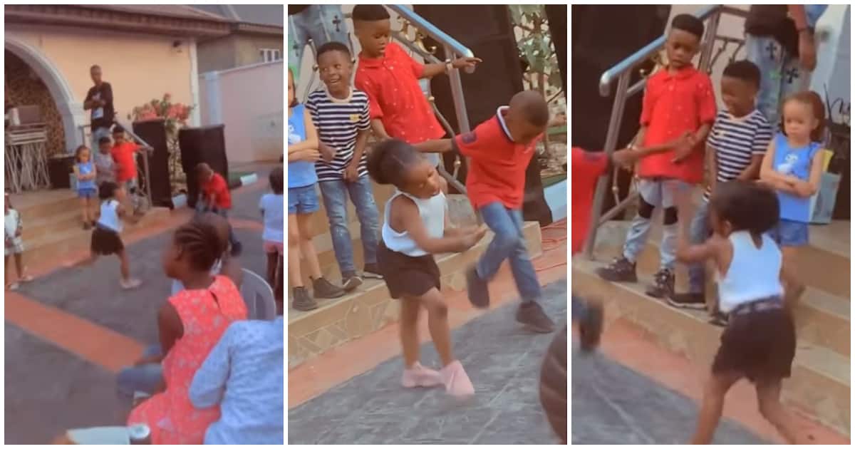 Little girl leaves guests screaming as she bends neck and showed off sweet legwork dance in video