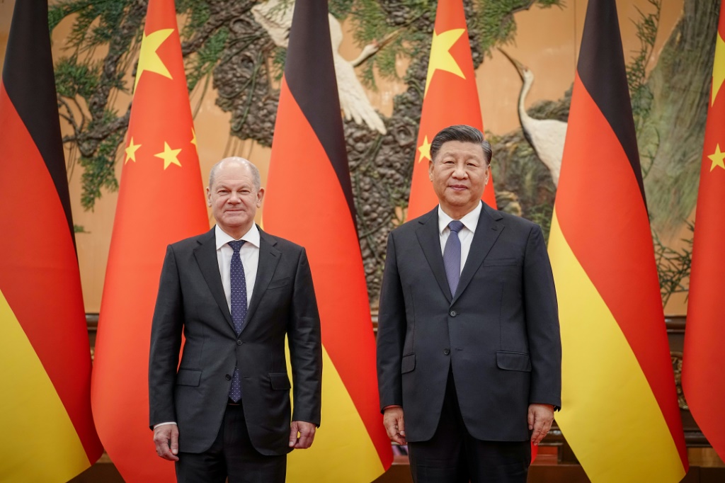 Tensions have been rising between China and Germany over  a range of issues