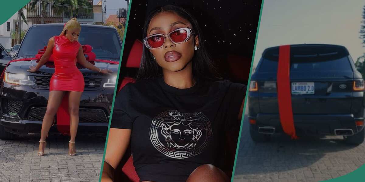 "Christmas came early": Mercy Eke acquires new car 'Lambo 2.0' worth millions, flaunts it in video