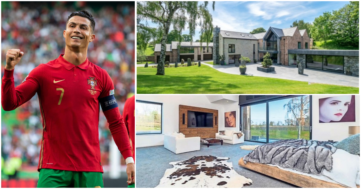 Sneak peek inside Cristiano Ronaldo's $6.6 million mansion in the UK that is up for sale