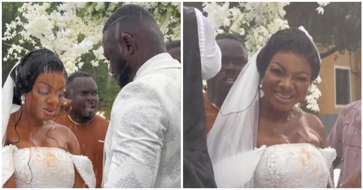 Ghanaian groom and bride