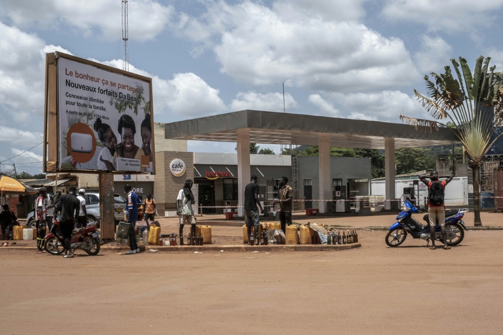 Deliveries have dried up for the majority of petrol stations in the capital of the Central African Republic