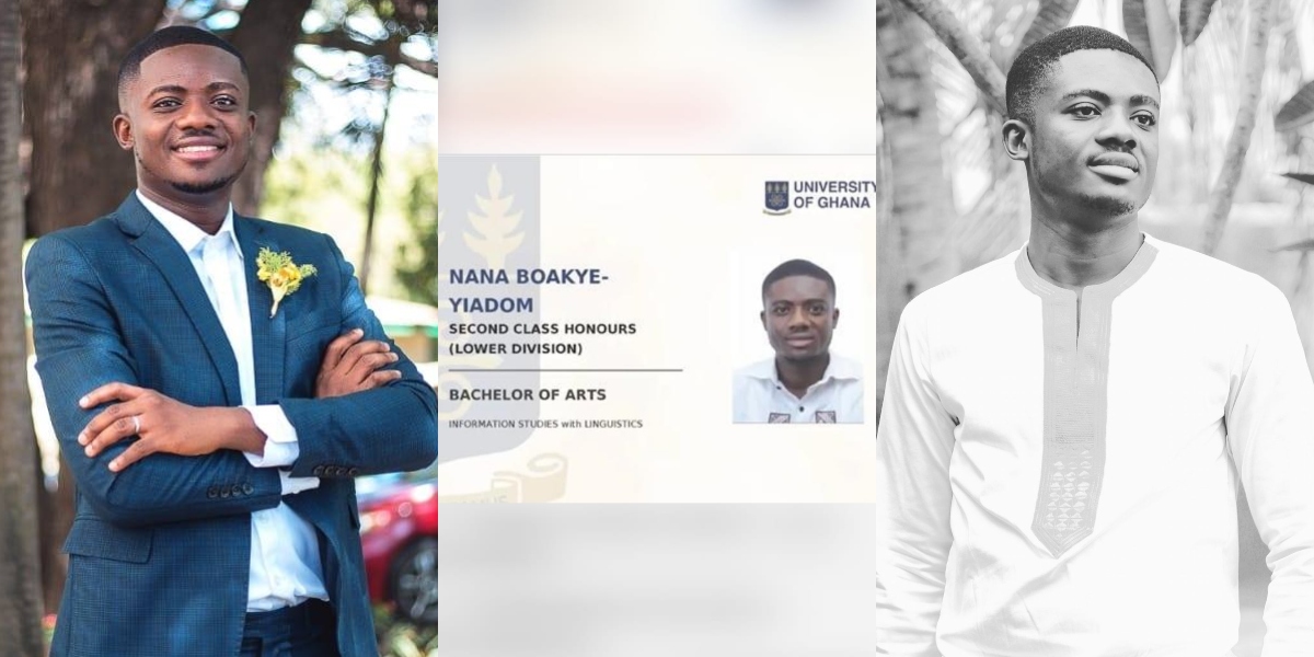 Meet Nana Boakye-Yiadom: The young man who used 10 years to get his first degree