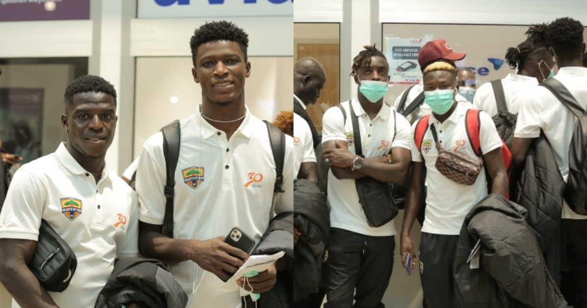 Hearts leave for Morocco ahead of CAF Champions League clash against Wydad