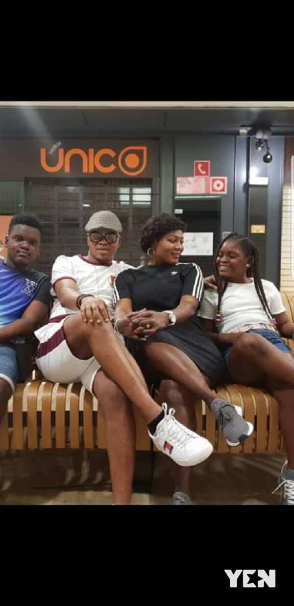 Obinim and family chill together in Spain in 3 beautiful photos