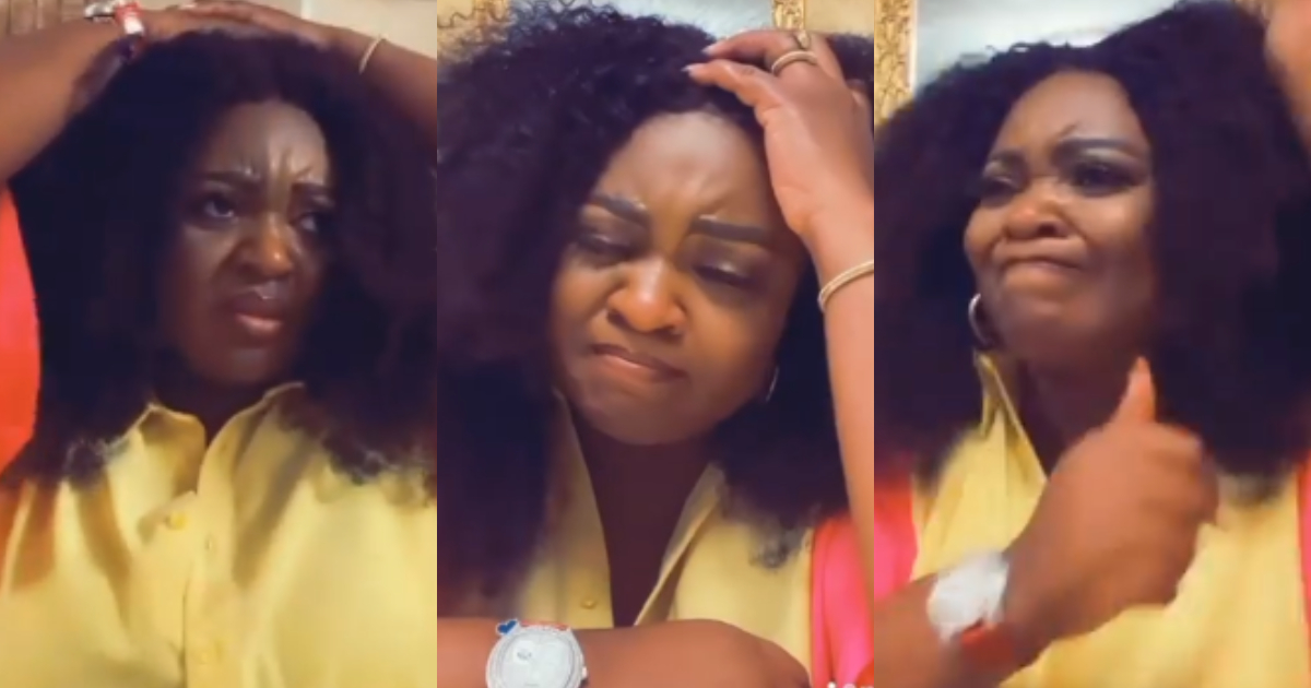 Jackie Appiah cracks ribs with Video of huge Pledge she made in Church in Video
