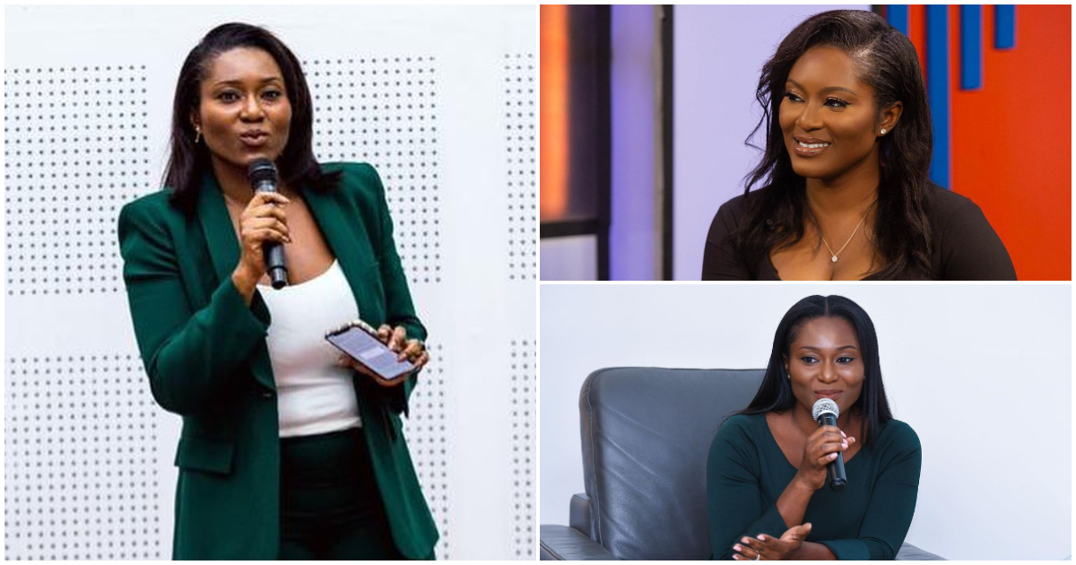 Tracy Sarkcess Rocks GH¢11,000 Valentino Garavani Shoes To Lecture KNUST Students On Investments