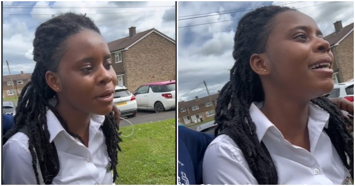 Photos of Ghanaian student in UK.