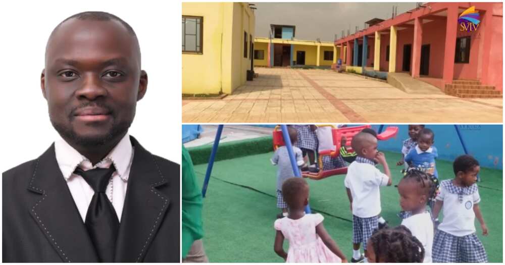 Ghanaian millionaire builds a school in Ghana
