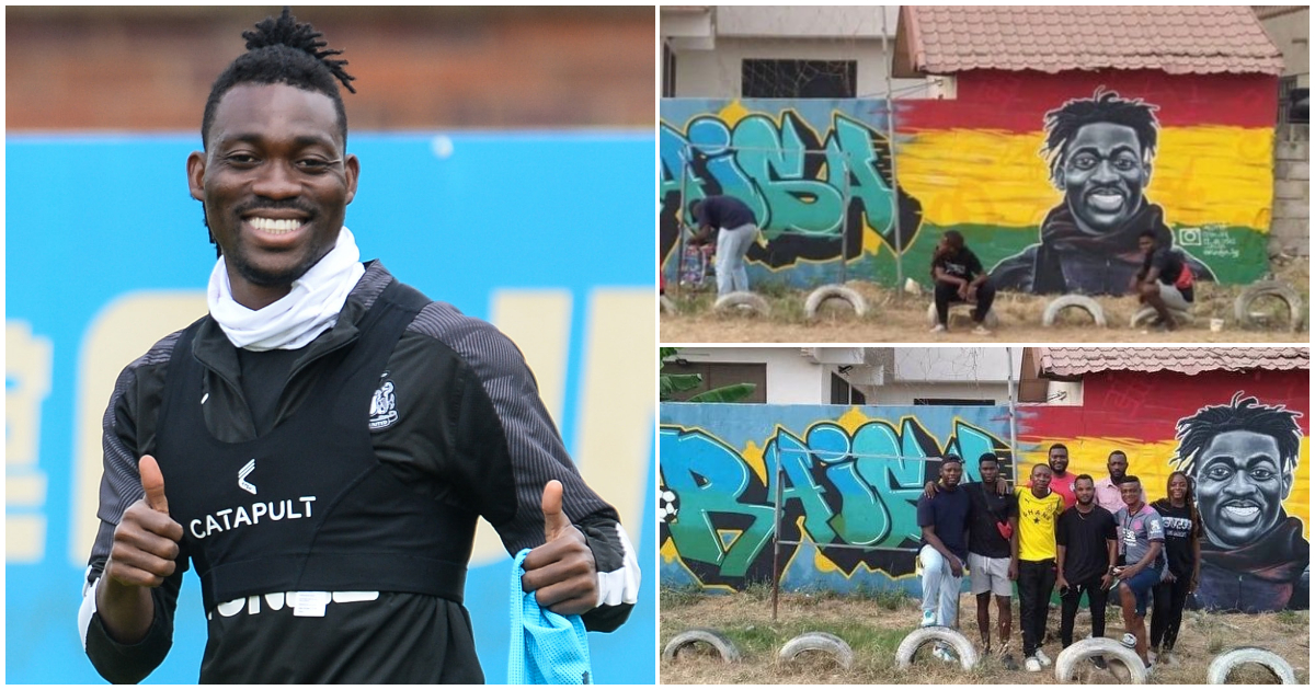 Christian Atsu gets mural in his honour, Ghanaians criticise gesture: “You’re only loved when you die”