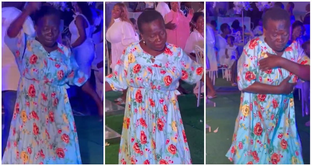 Elderly Ghanaian woman wows many with her dance moves