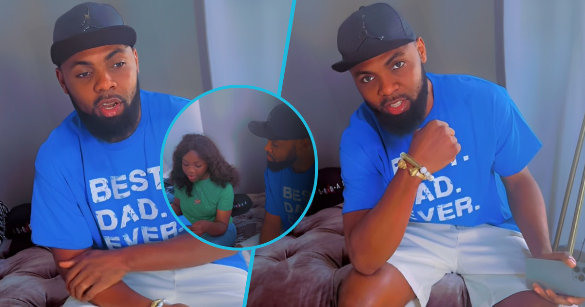 Reverend Obofour's children make him emotional with their Father's Day gestures, netizens react