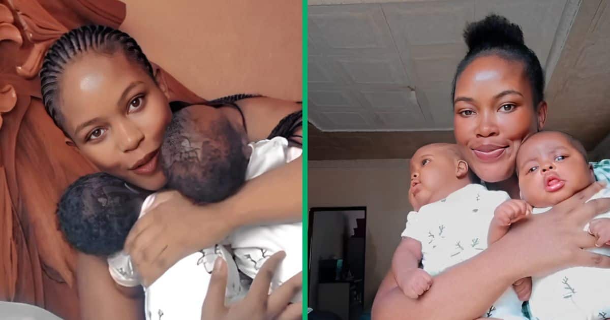 A TikTok user hilariously shared how she deals with the struggles of having twins.
