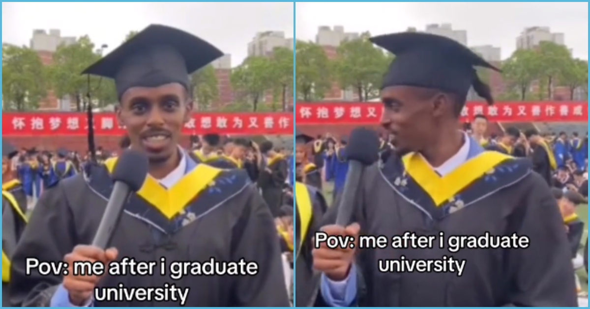 Photo of a university graduate