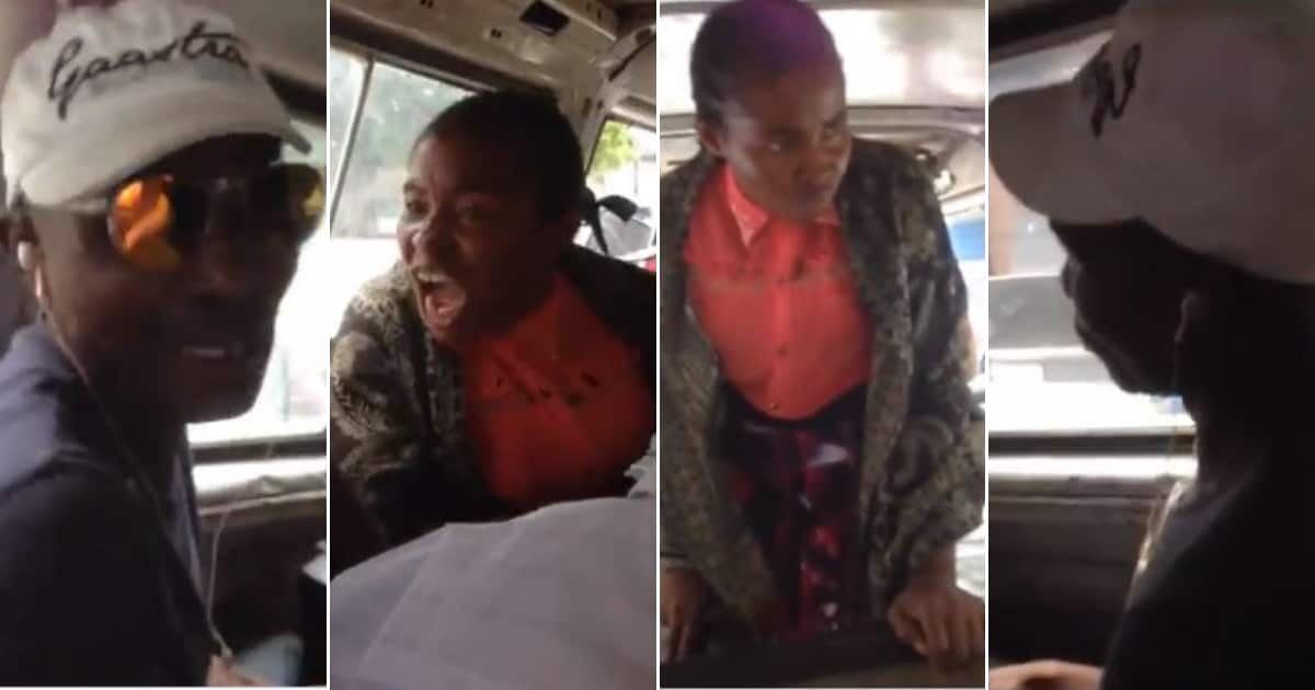 Man runs into serious trouble for touching a military woman in Lagos public bus (video)