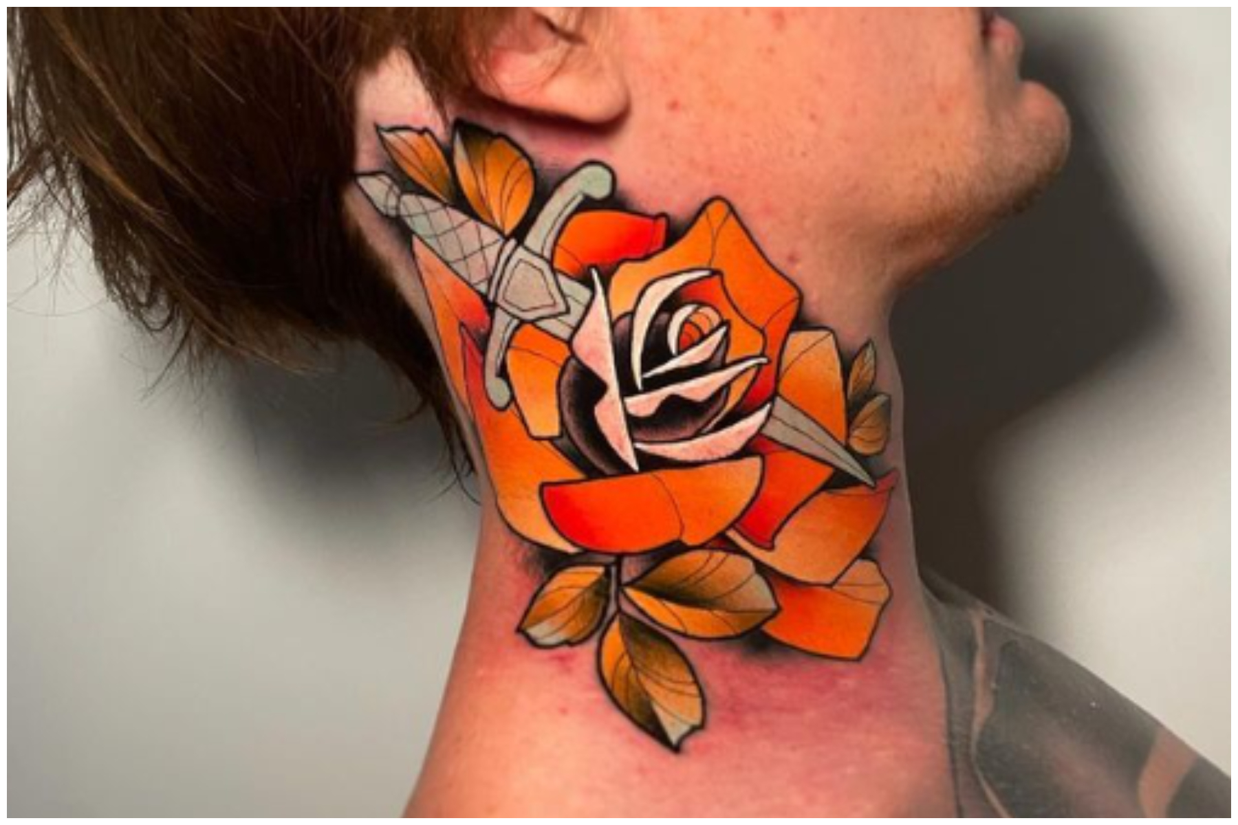 101 Best Floral Neck Tattoo Ideas That Will Blow Your Mind!