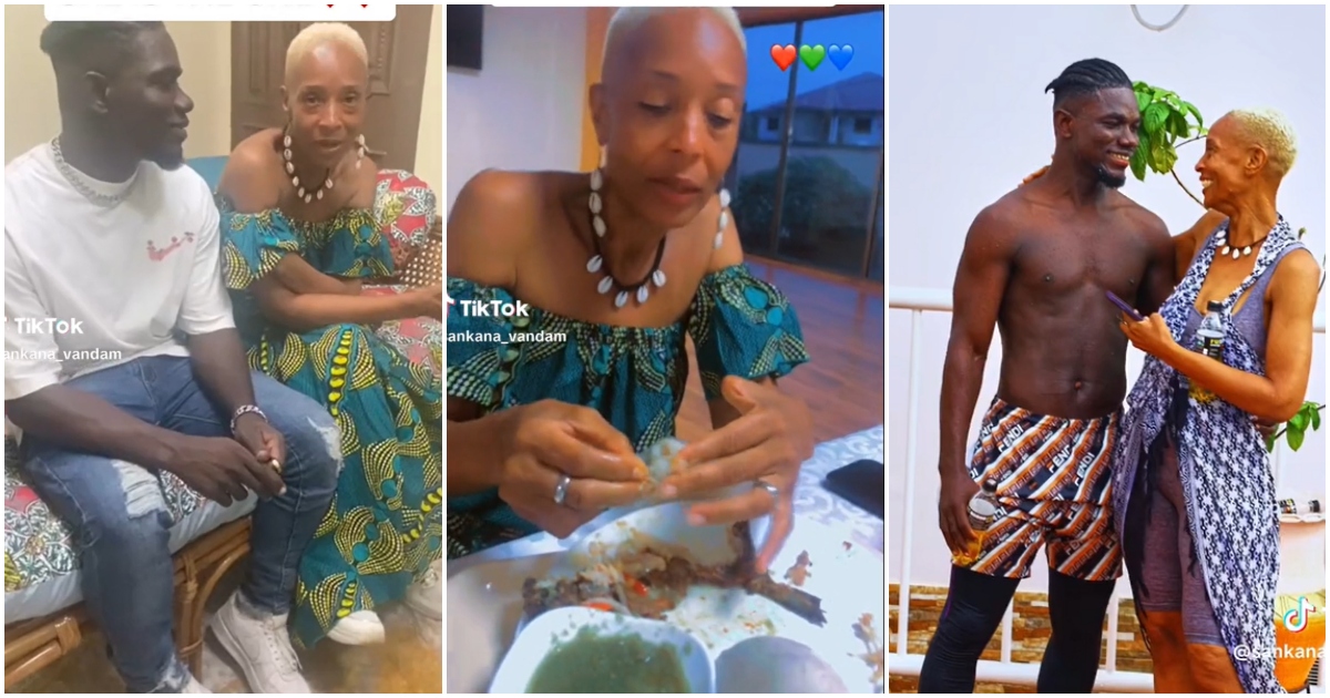Stephen of Date Rush flaunts lovely elderly US lady in video; sparks reactions