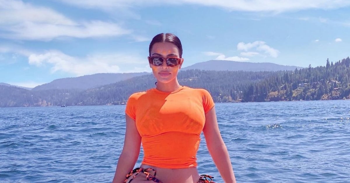 This is 40: Kim Kardashian serves enviable body goals in tiny bikini