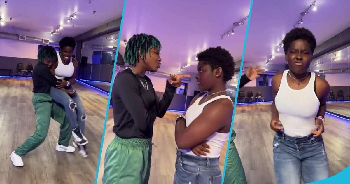Lisaquama and DJ Switch engage in a dance battle in the US