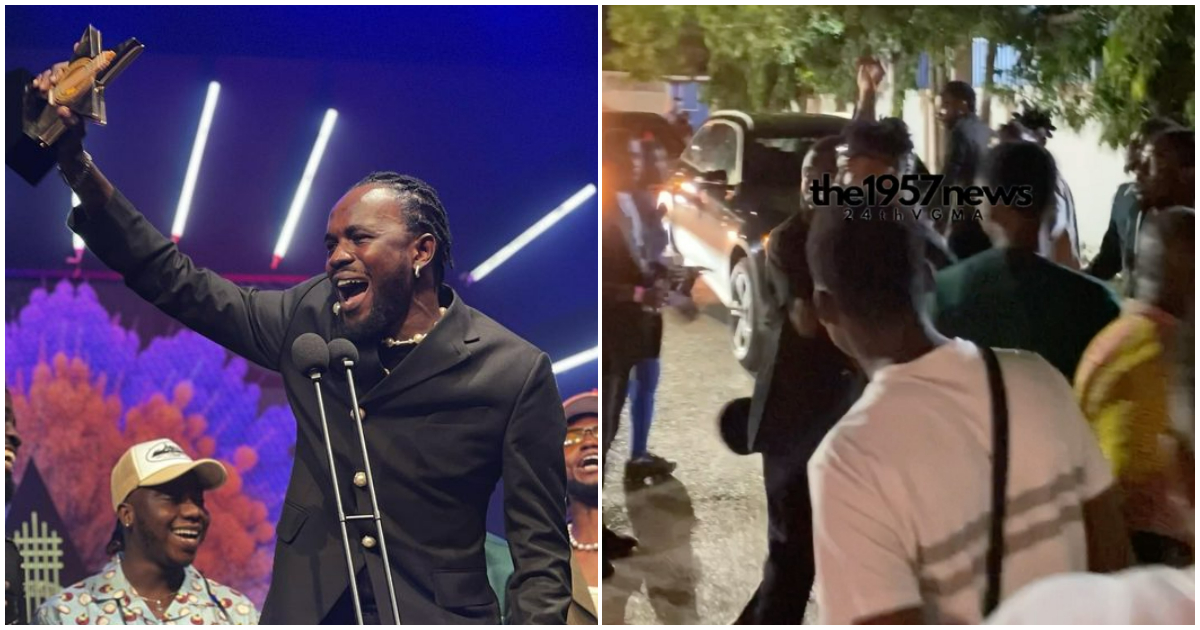 Alleged fight between Black Sherif and camera crew at VGMA 2023