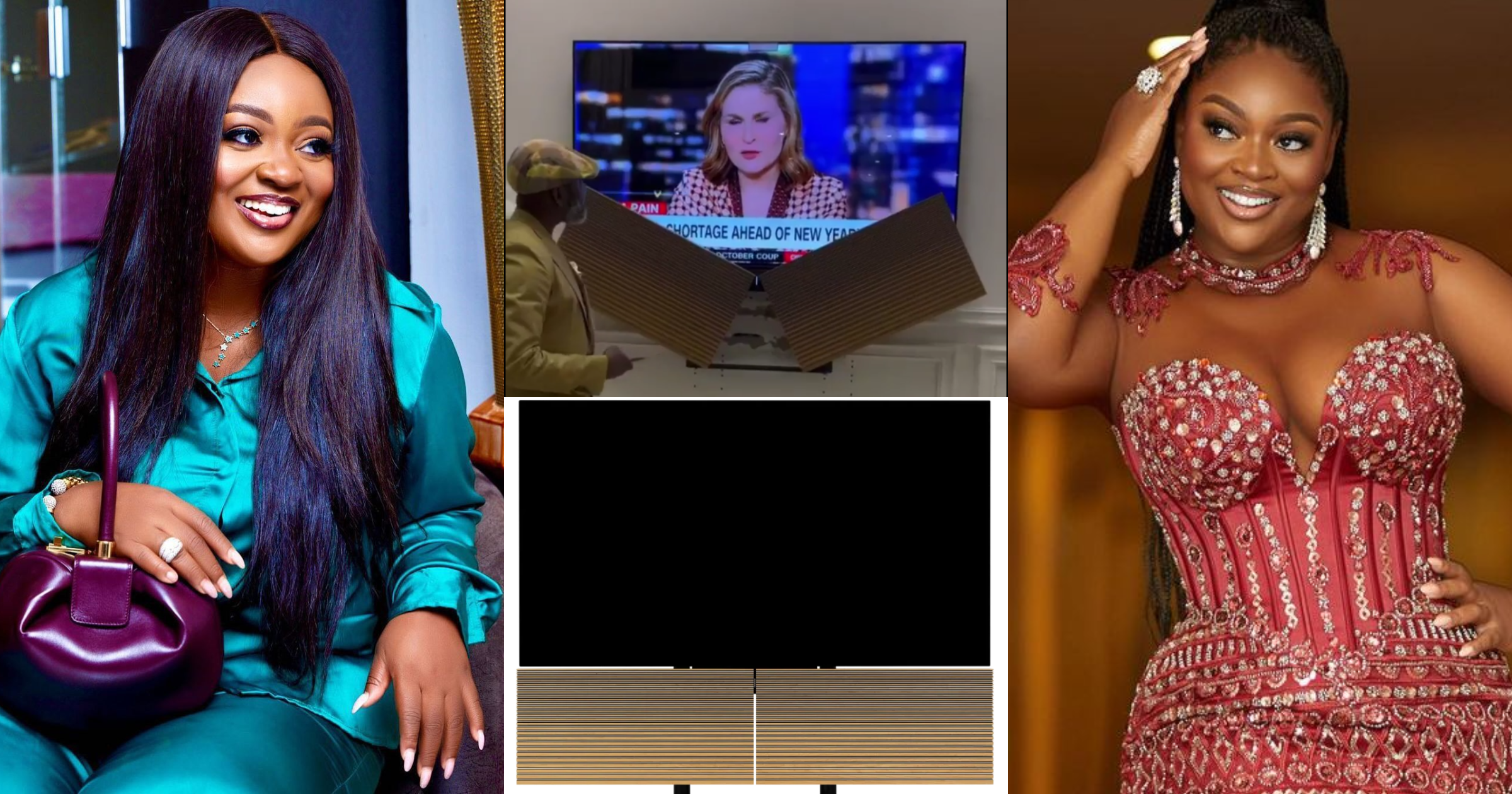 Actress Jackie Appiah bought TV in her Trasacco mansion for GHC135k, details drop in video