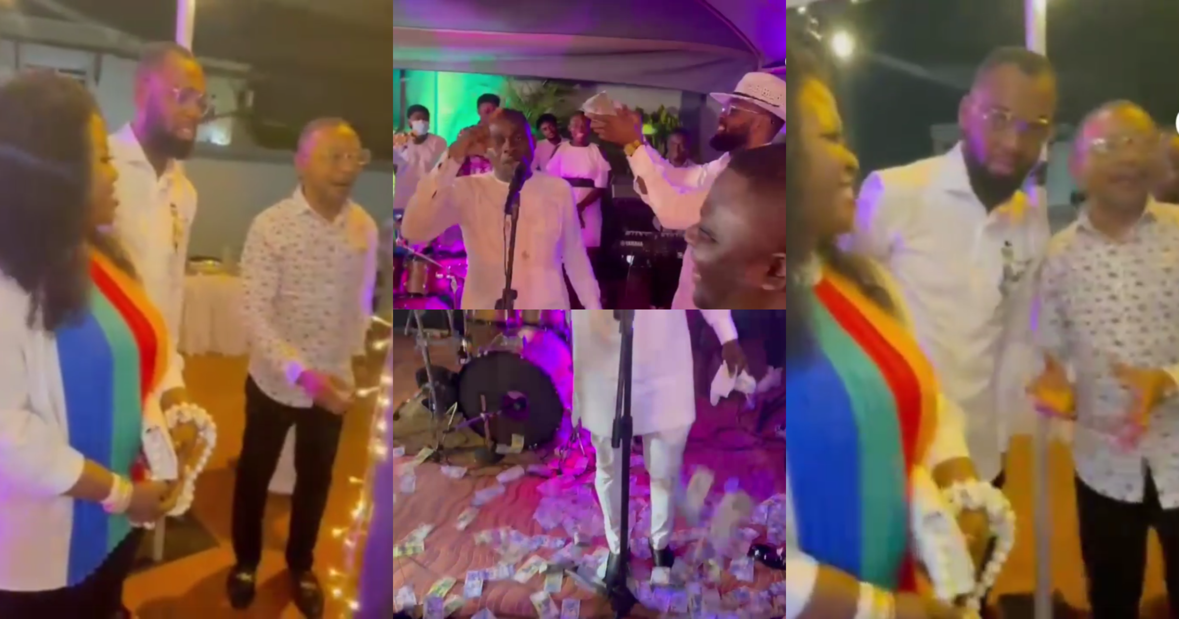 Obofour Ends Beef With Owusu Bempah; Blows Cash At His Birthday Party (Video)