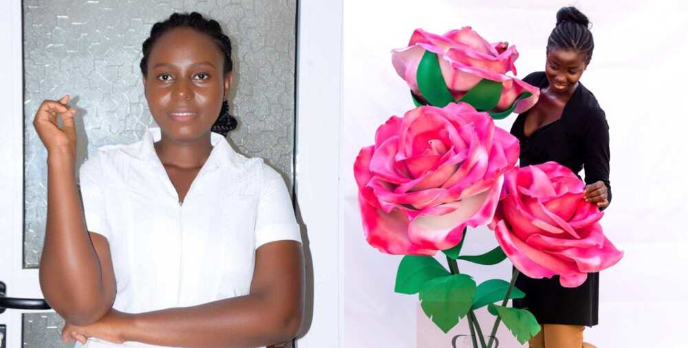 Irene Ampomaa Nti a Ghanaian nurse and CEO of Renyblooms