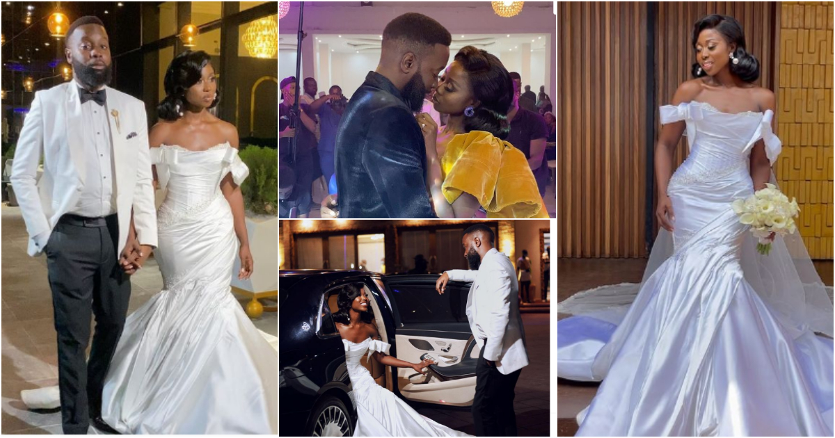 Sika Osei: 6 Videos from Fairytale White Wedding of Ghanaian Actress ...