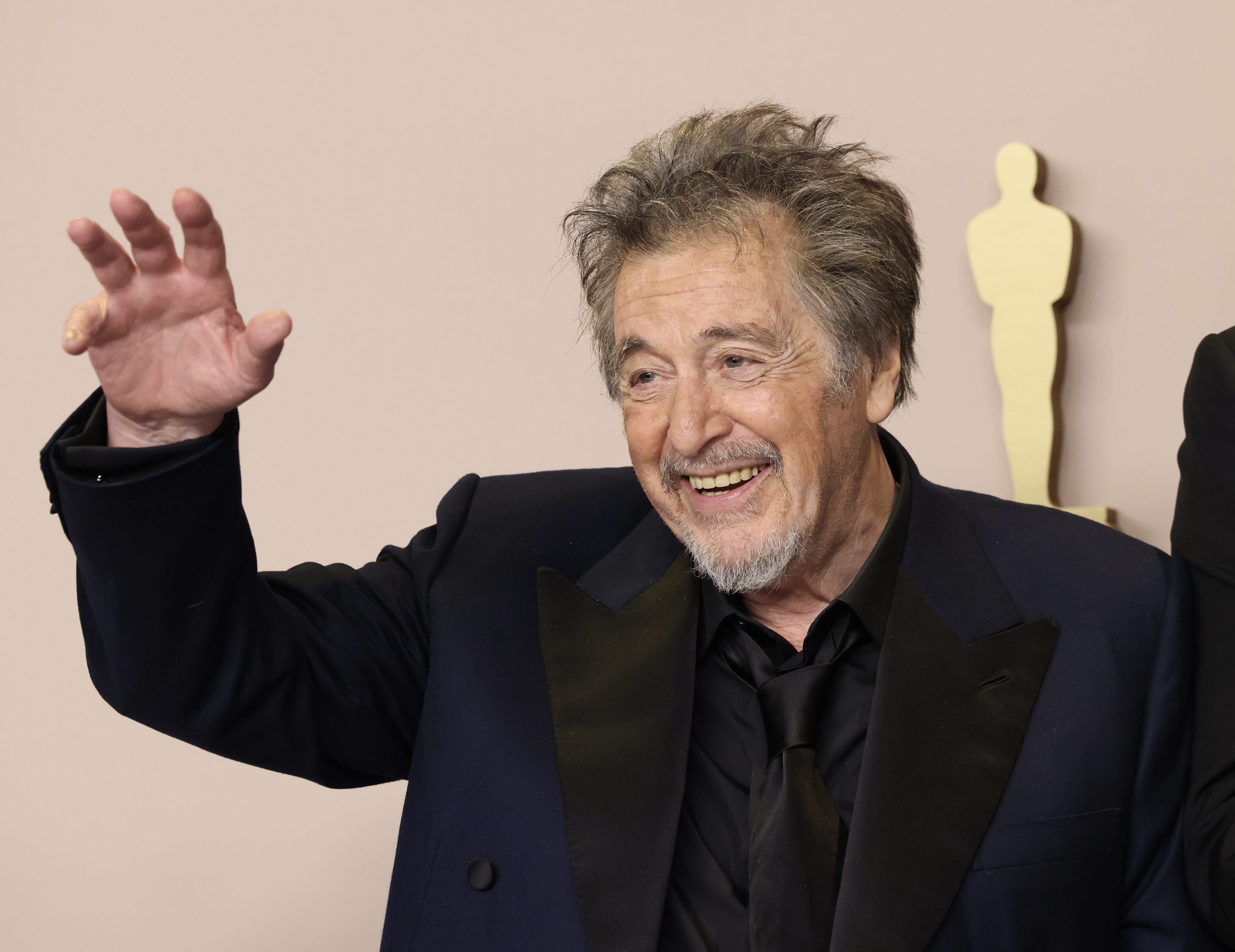 Al Pacino poses in the press room during the 96th Annual Academy Awards at Ovation Hollywood in Hollywood, California