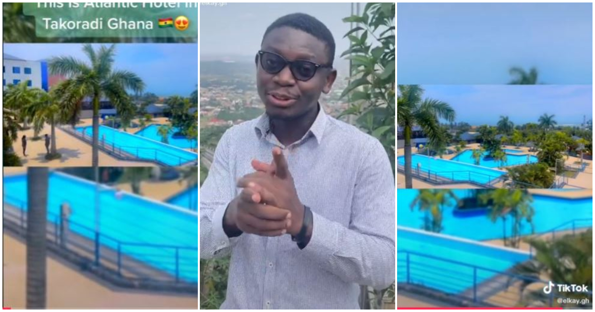 "This is not Miami": Man shares video of a beautiful resort in Takoradi