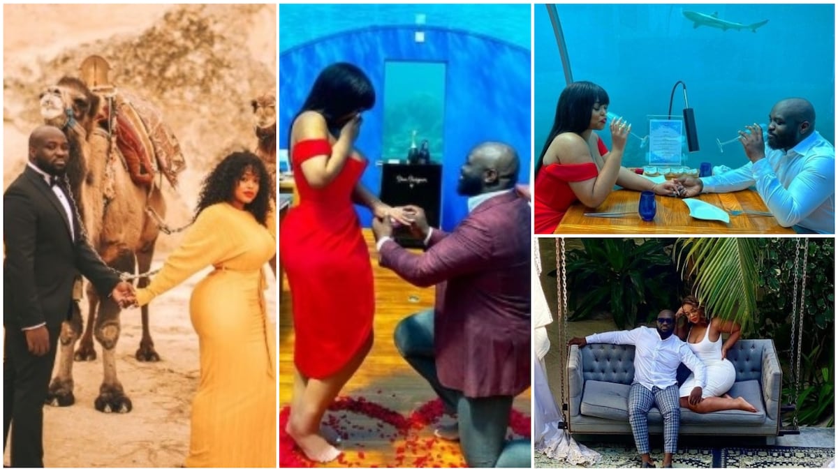 Man marries woman he met on Twitter, see photos of the beautiful places they went to enjoy themselves