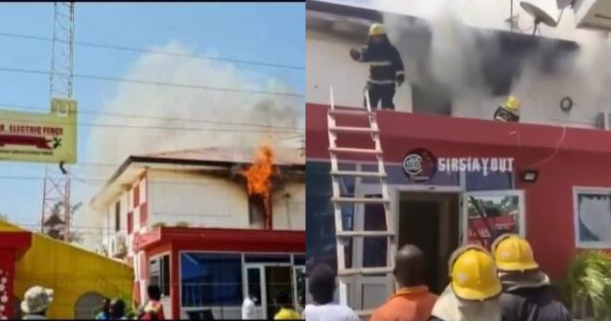 Video of how Angel TV fire started and how firefighters struggled with it pops up