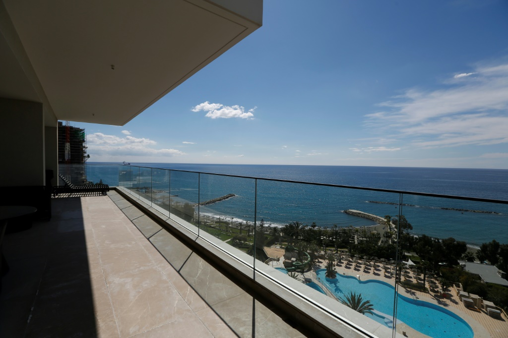 The 5-million euro view from an apartment which takes up an entire floor, on sale in Limassol