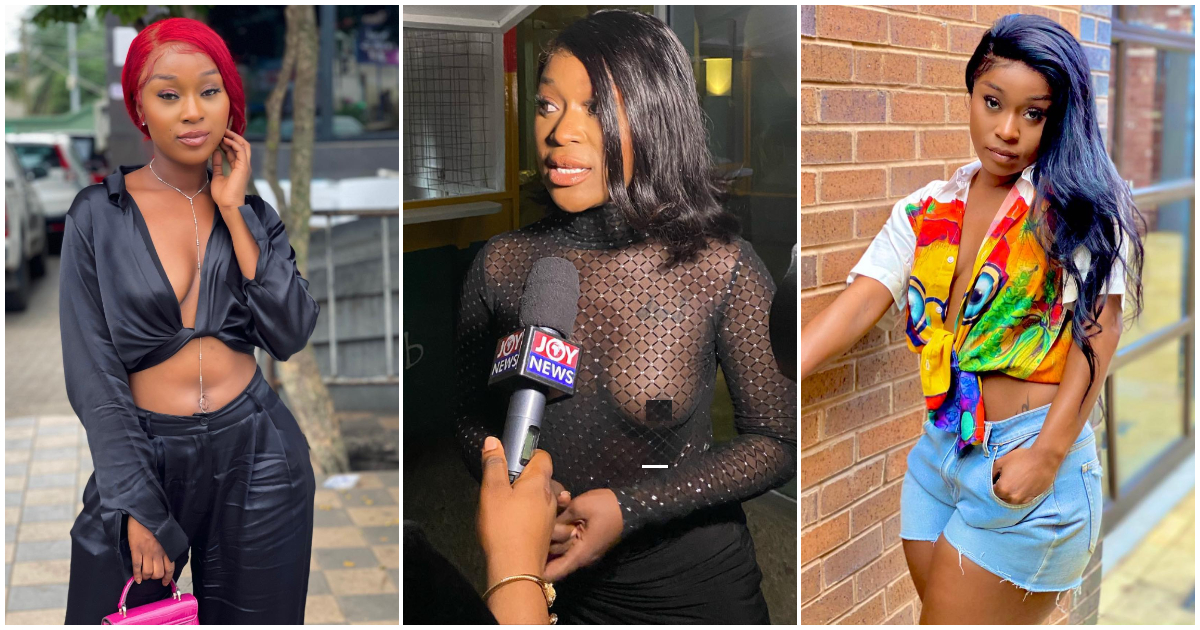 Did she really wear that: Efia Odo's too 'revealing' dress to Kwesi Arthur's Son of Jacob Album listening causes stir in video