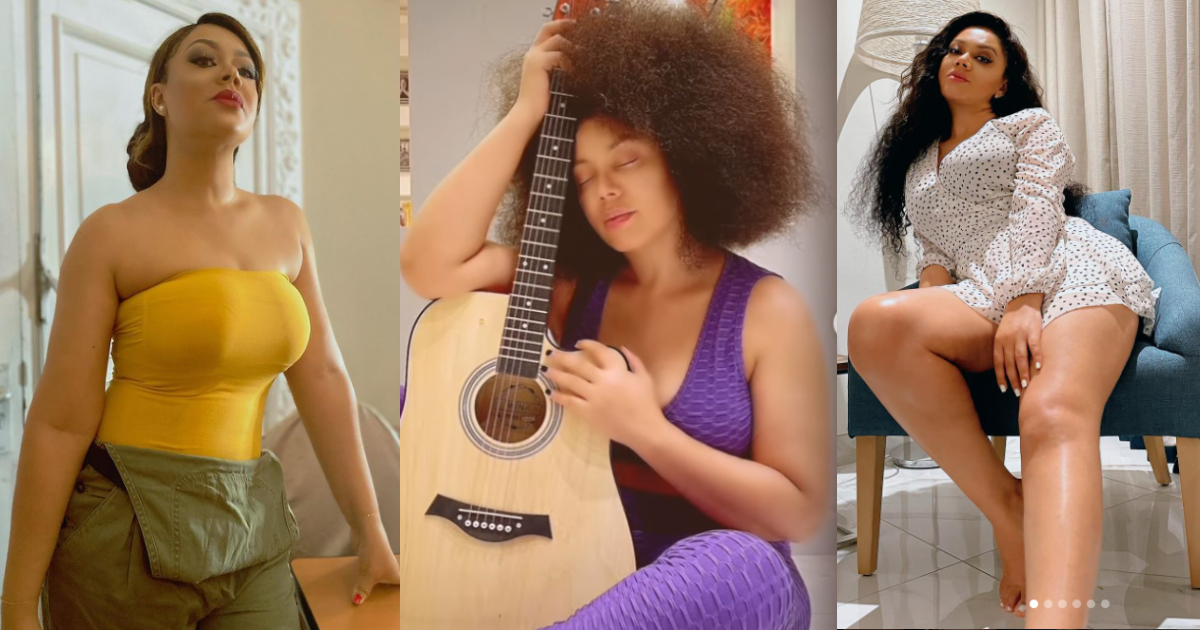 Nadia Buari surprises fans with videos flexing her no-makeup face and natural hair; many gush over her looks