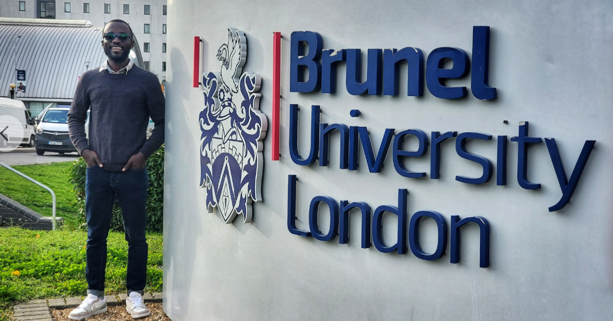 Former KNUST student gains admission to Brunel University London in the UK.