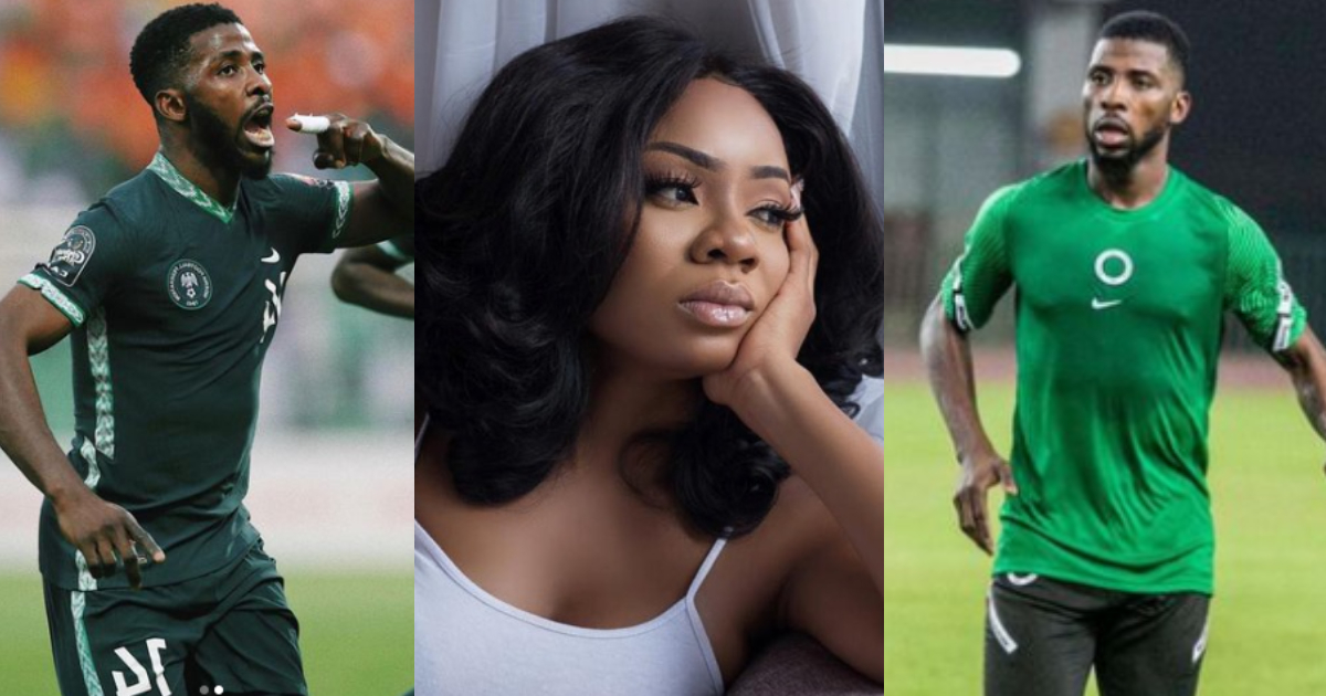 Nigerians tear Serwaa Amihere apart over comment on Super Eagles footballer Iheanacho Kelechi