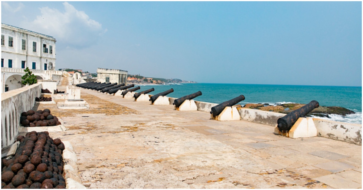 Cape Coast castle is the most iconic slave castle in Ghana.