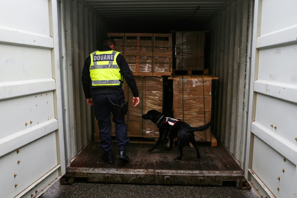 Sniffing out drugs: cocaine seizures have rocketed in the French port of Le Havre