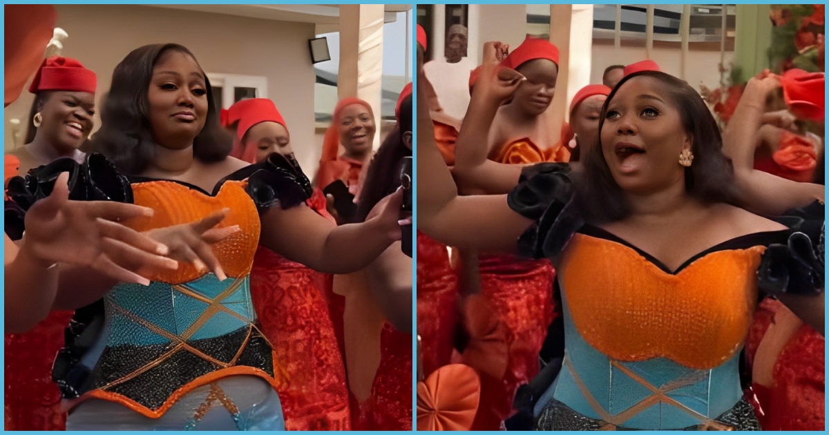 Energetic Ghanaian bride, bridesmaids sway guests with dance moves