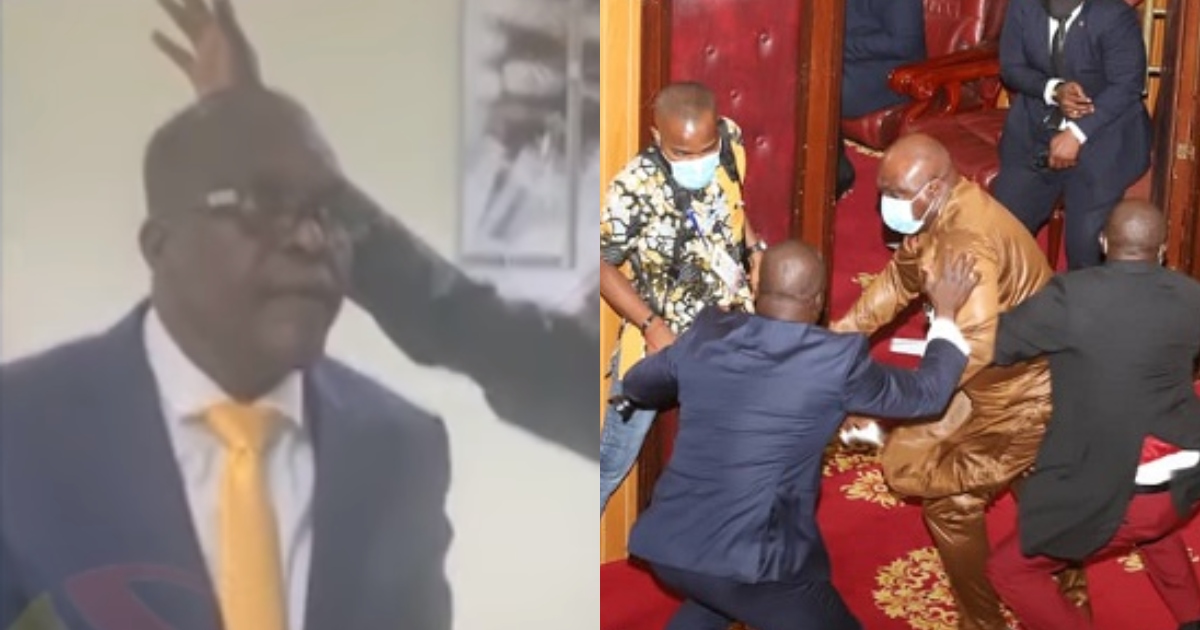He's running - Video of Bagbin's reaction when Carlos snatched ballot surfaces