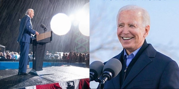 US election: Rain or shine I'll fight for you, Biden to Americans