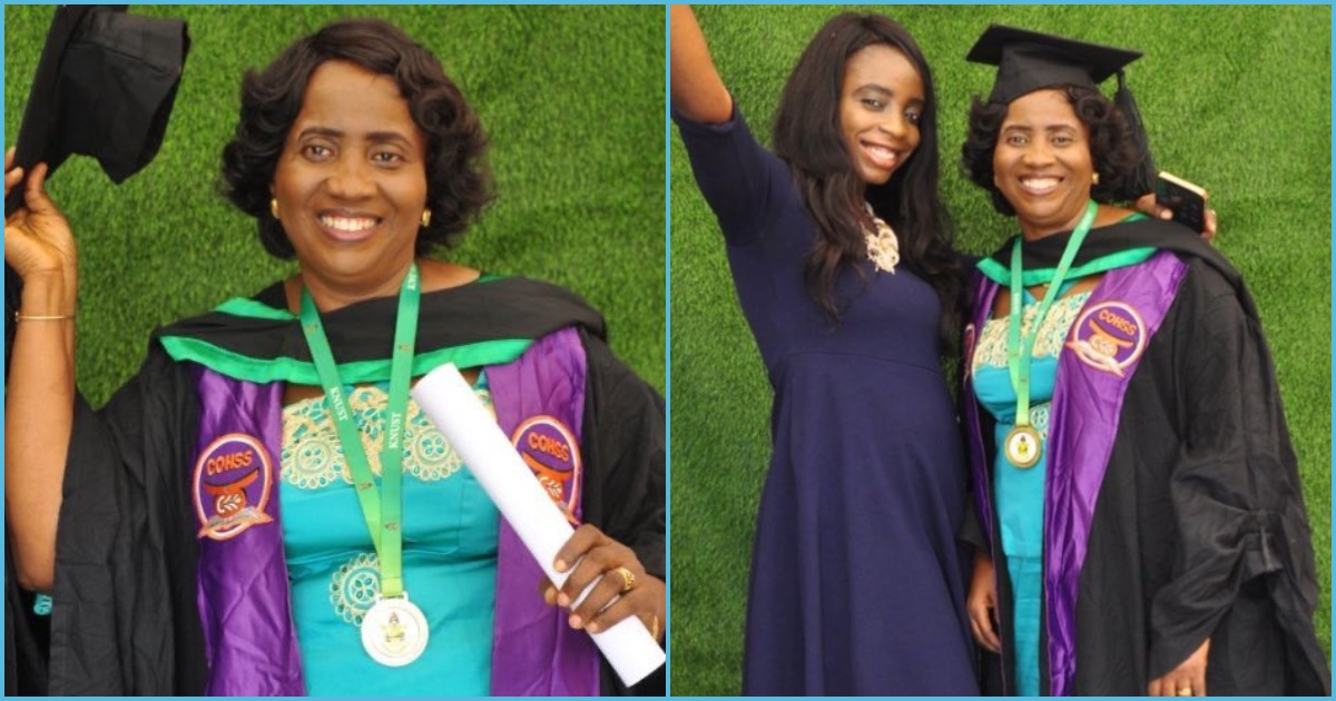 62-year-old Ghanaian woman delights as she bags 1st degree: "I made it"