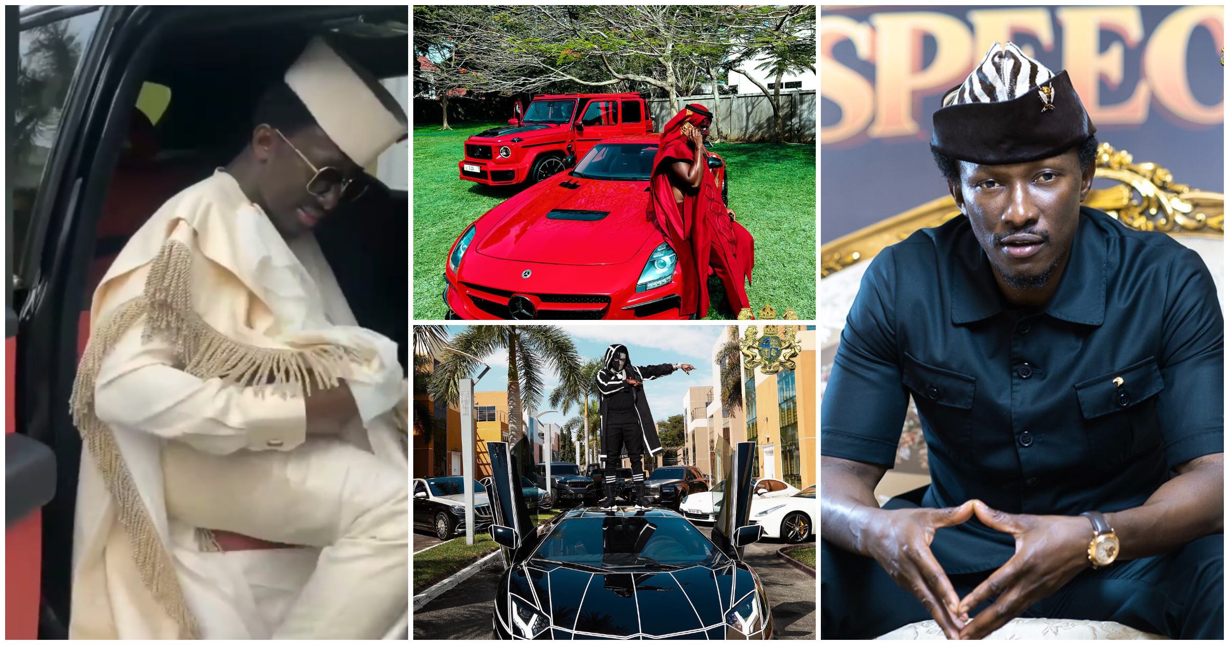 "Ain't got nowhere to drive them": Cheddar brags as he lists his Lamborghini, Ferrari, Maybach, Rolls Royce in new video