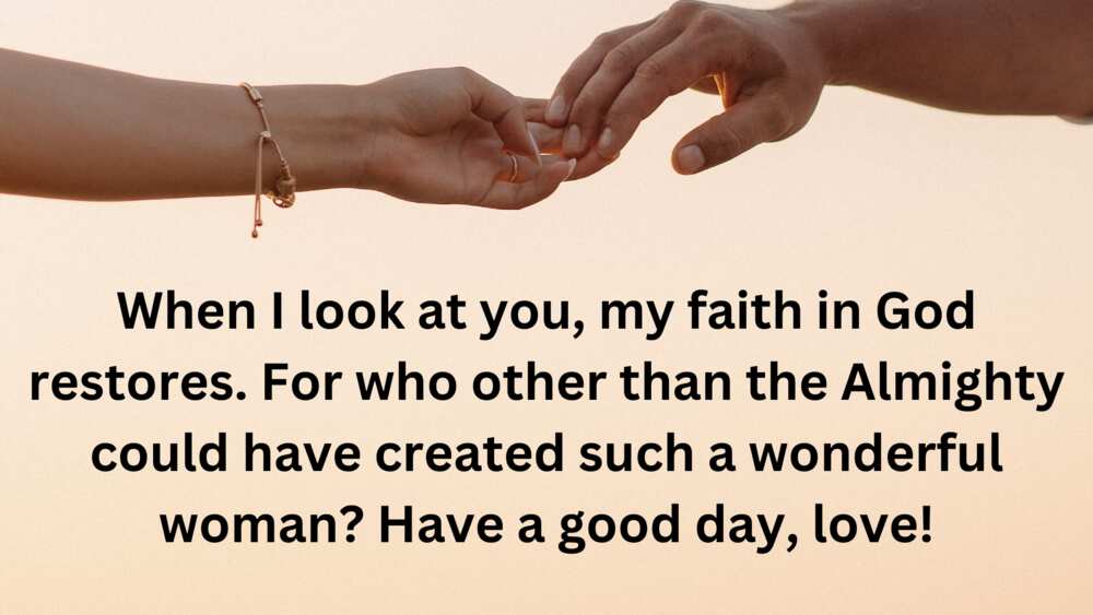 romantic good morning prayer message for my wife