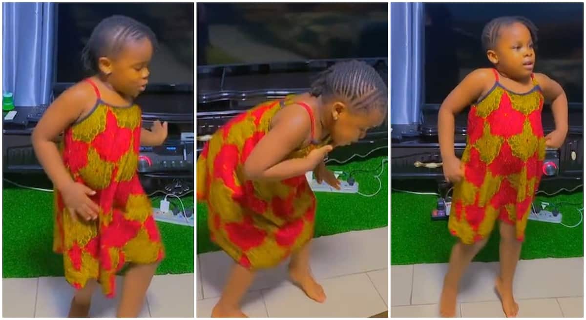 Beautiful Nigerian baby girl dancing Buga by Kizz Daniel.
