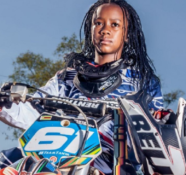 14-year-old female motor-cross rider pays school fees for 45 needy kids