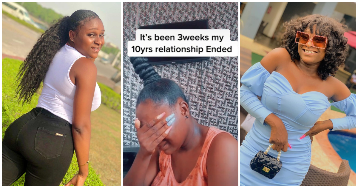 Ghanaian young lady cries as she ends things with her boyfriend