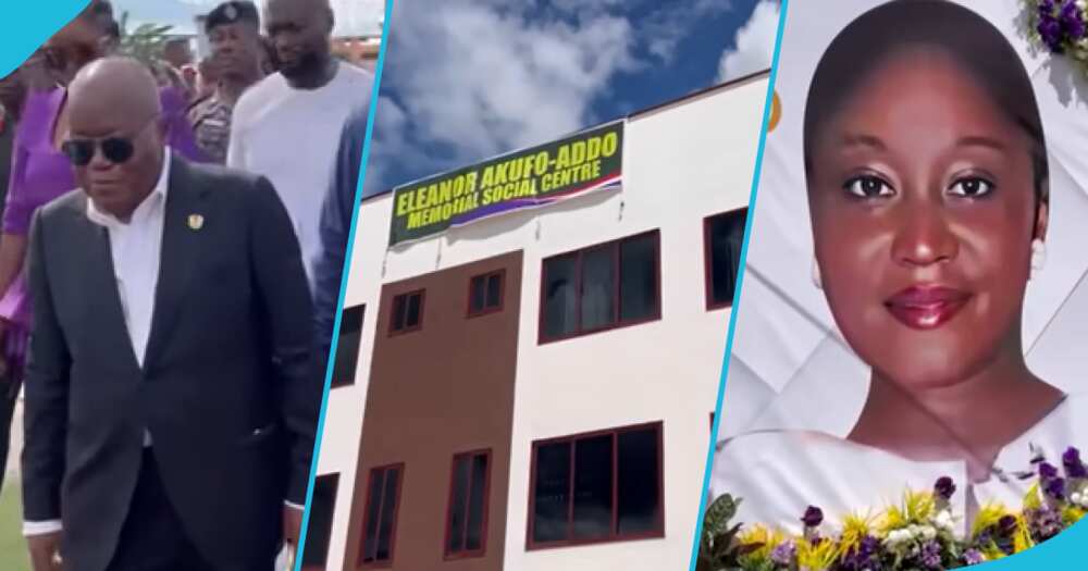 Nana Addo builds social center for his ex-wife