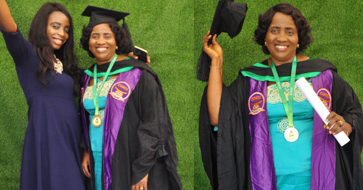 Brilliant elderly woman graduates from KNUST with a second-class upper